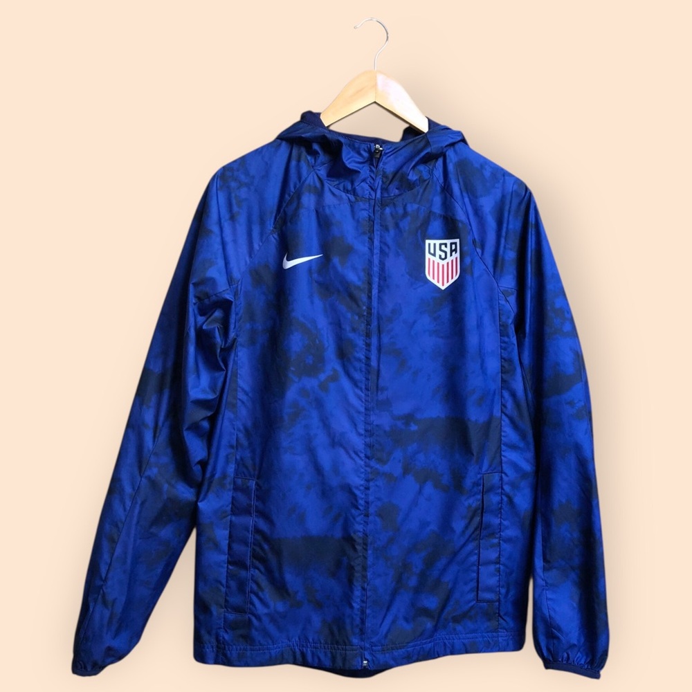 Nike Blue Windbreaker Jacket